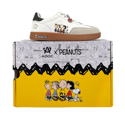 Sneakers Peanuts para mujer color blanco