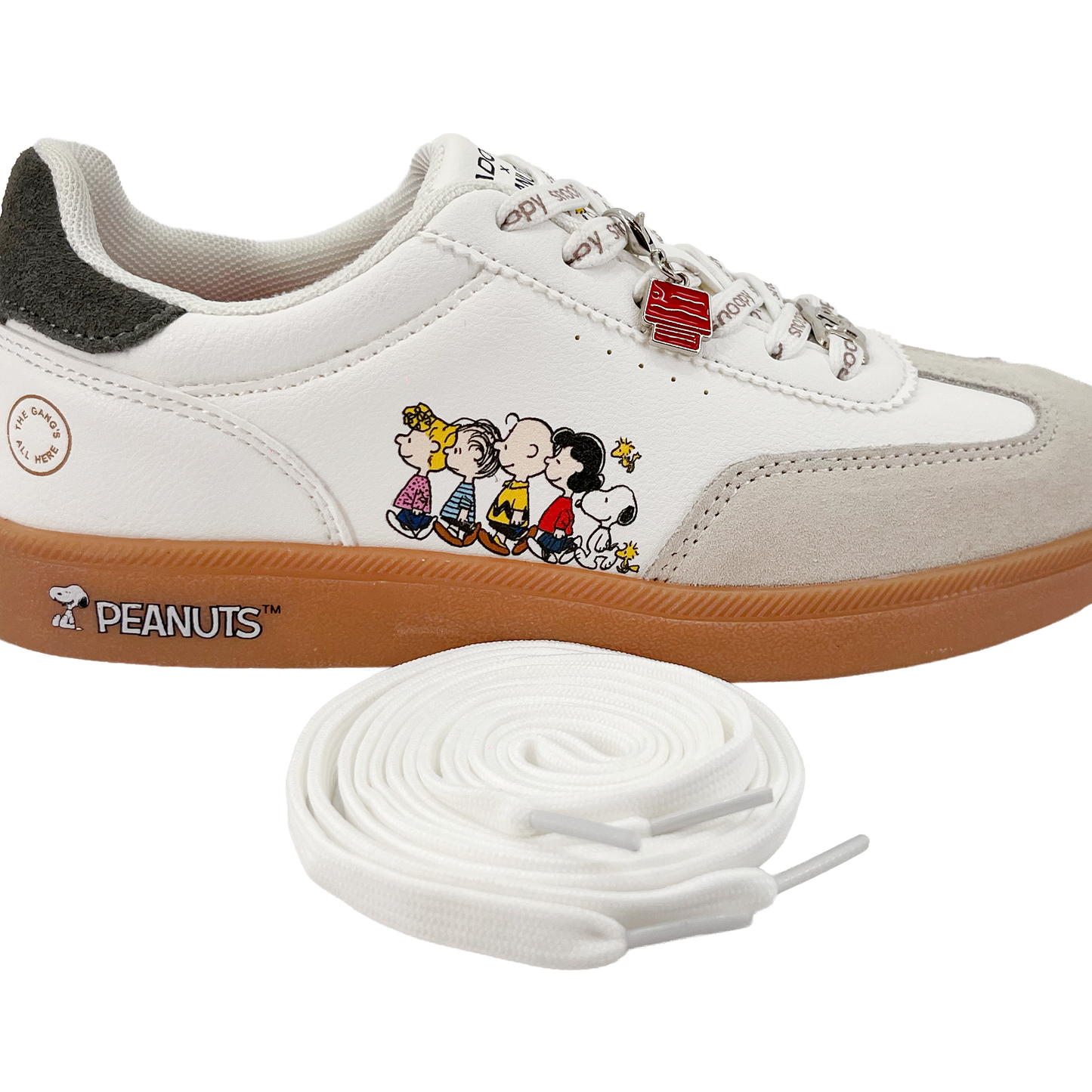 Sneakers Peanuts para mujer color blanco