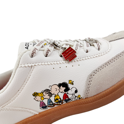 Sneakers Peanuts para mujer color blanco