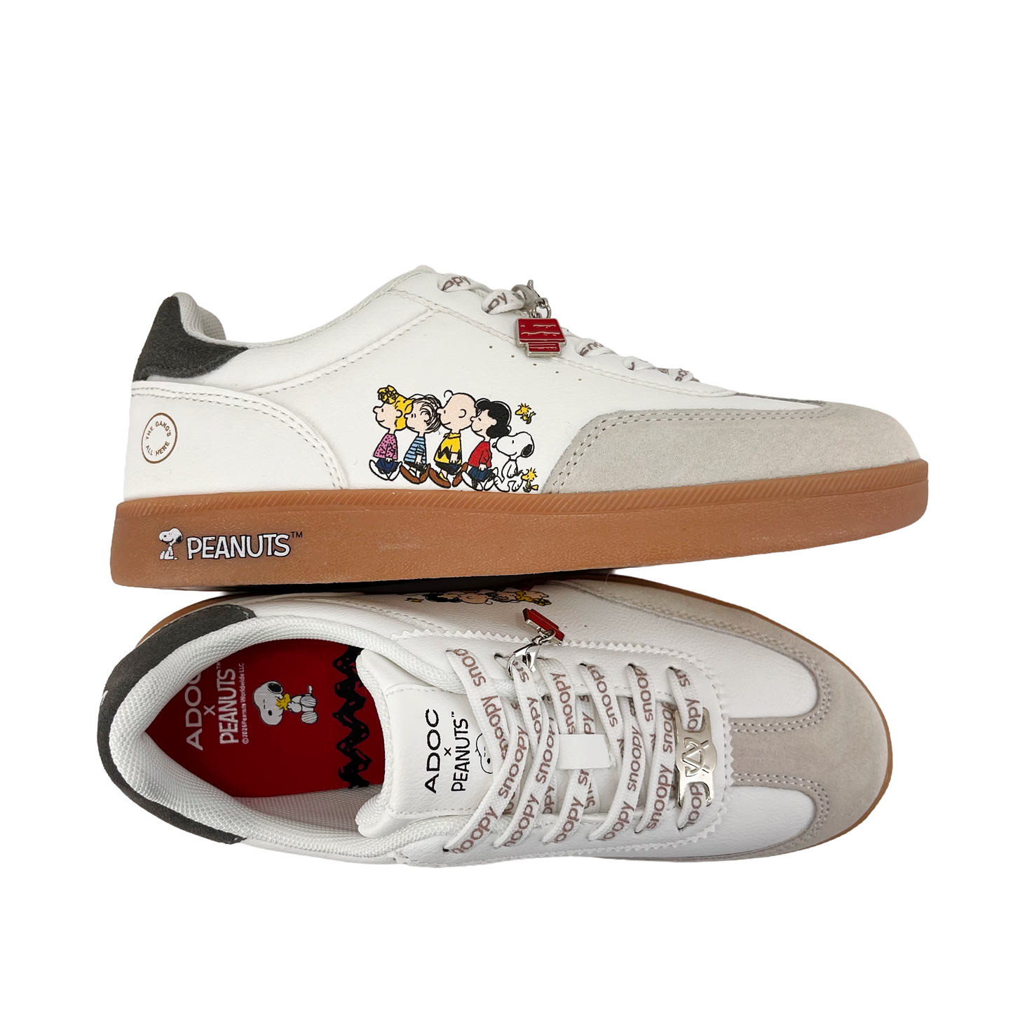 Sneakers Peanuts para mujer color blanco