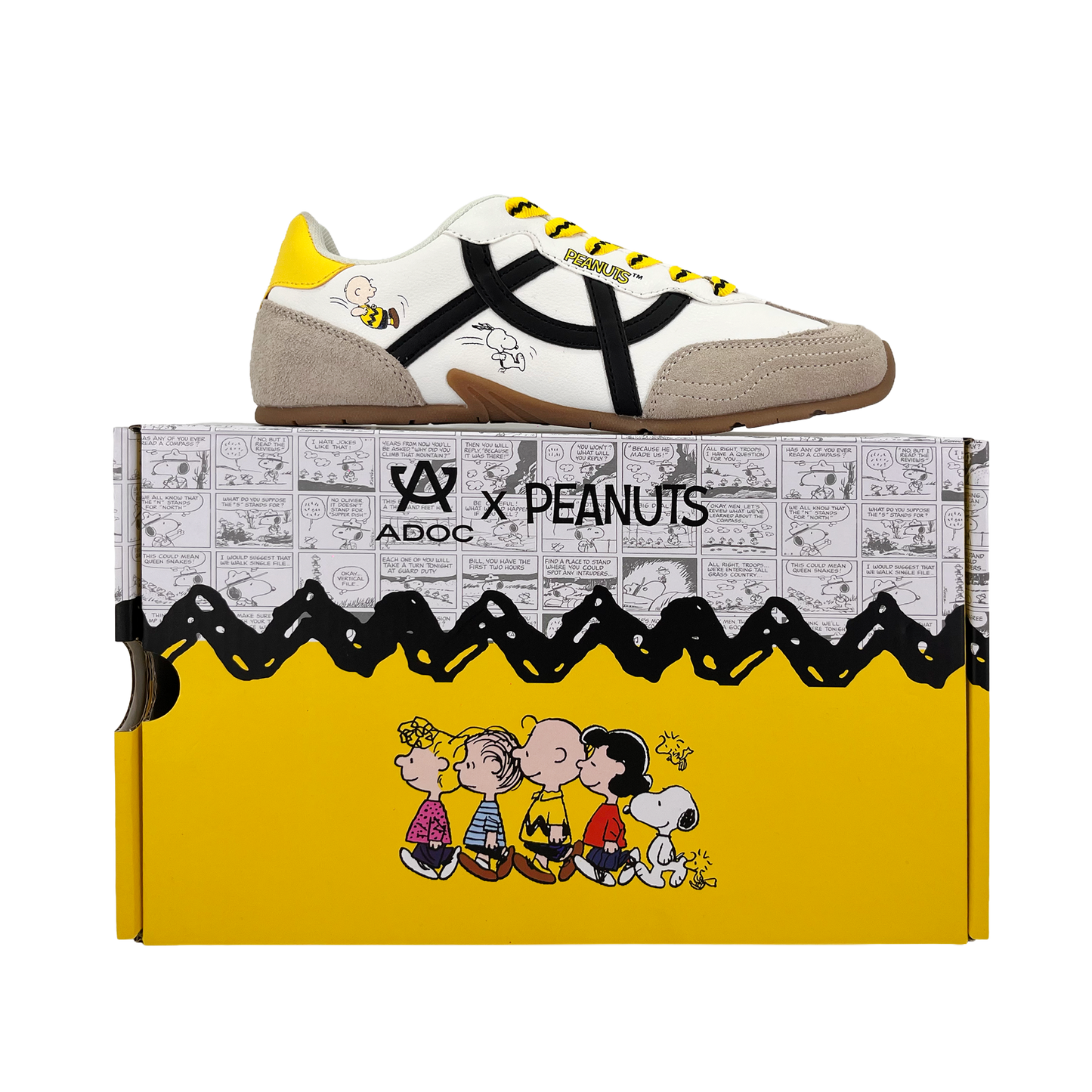 Sneakers Peanuts para mujer color multi