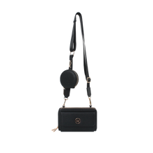 Cartera crossbody Samie para mujer color negro