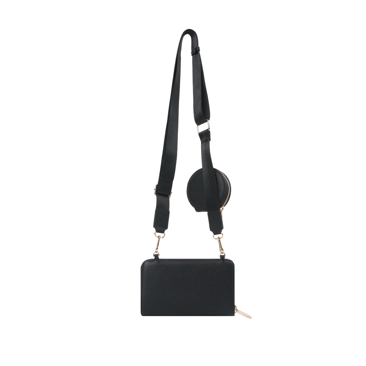 Cartera crossbody Samie para mujer color negro