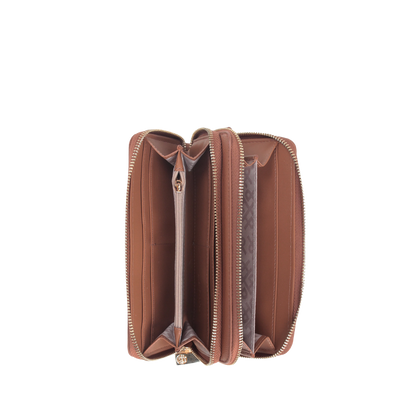 Billetera Odile para mujer color tan