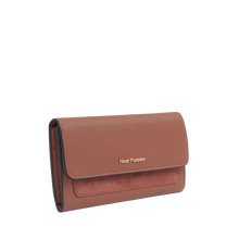 Billetera Odette para mujer color tan