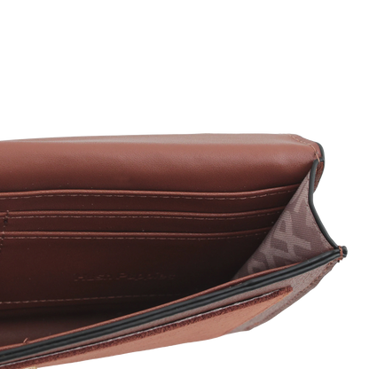 Billetera Odette para mujer color tan