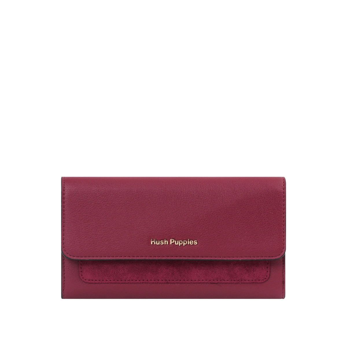 Billetera Odette para mujer color burgundy