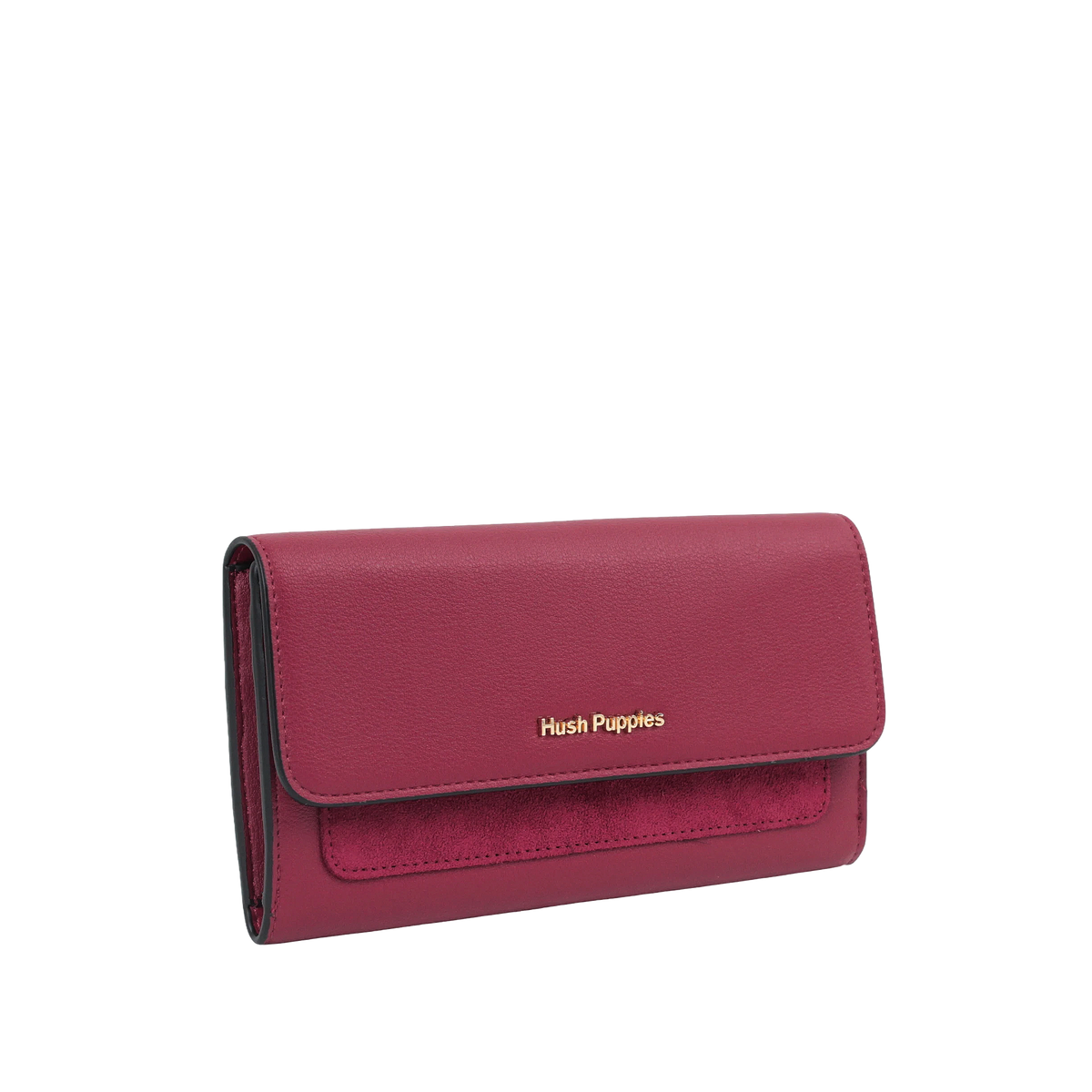 Billetera Odette para mujer color burgundy