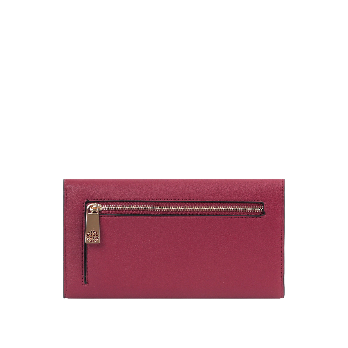 Billetera Odette para mujer color burgundy