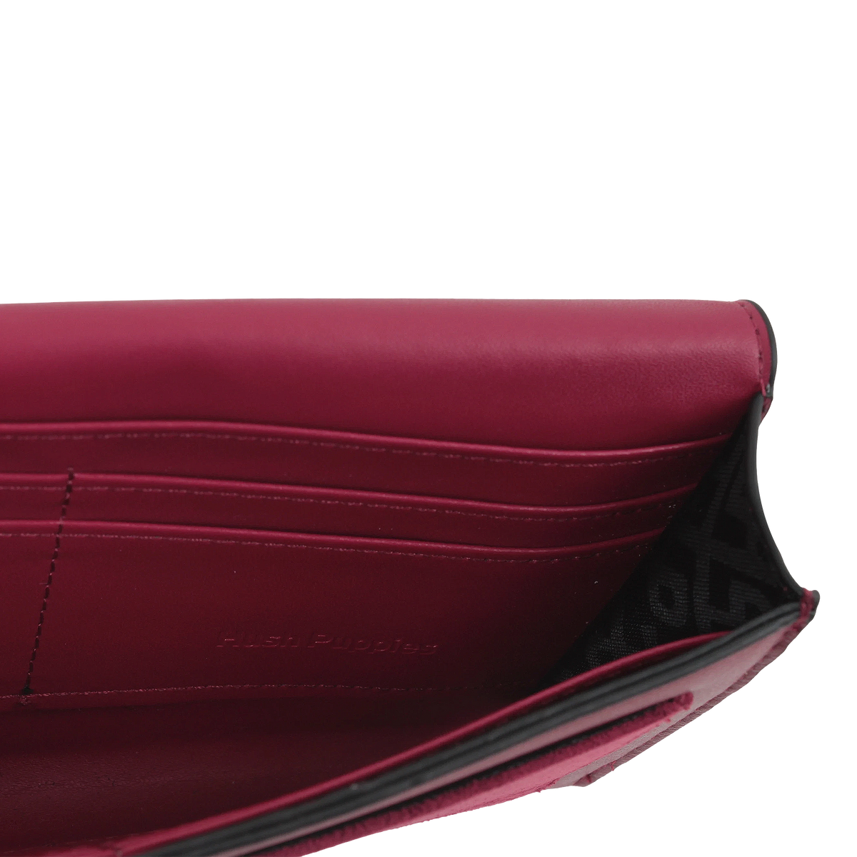 Billetera Odette para mujer color burgundy