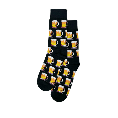 Calcetines Beer para hombre color negro