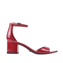 Sandalias de tacón Lily para mujer color vino