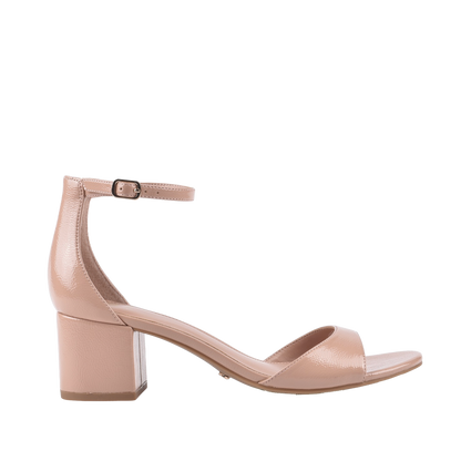 Sandalias de tacón Lily para mujer color nude