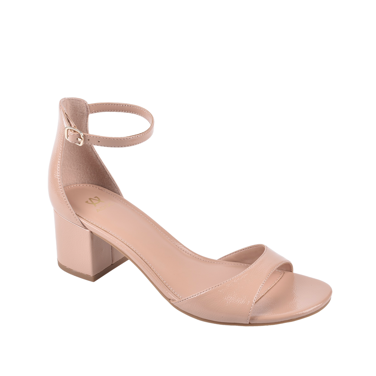 Sandalias de tacón Lily para mujer color nude