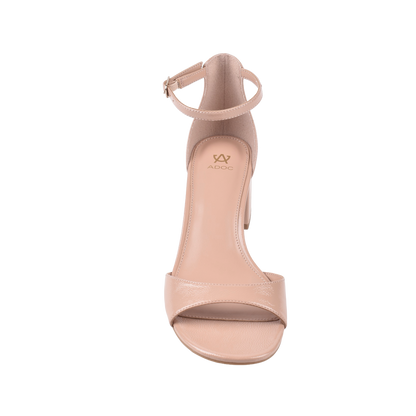 Sandalias de tacón Lily para mujer color nude