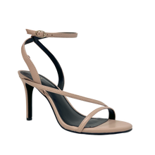 Sandalias de tacón Violet para mujer color nude