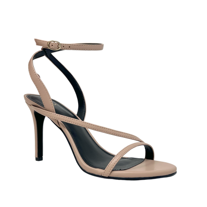 Sandalias de tacón Violet para mujer color nude