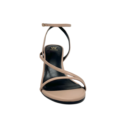Sandalias de tacón Violet para mujer color nude