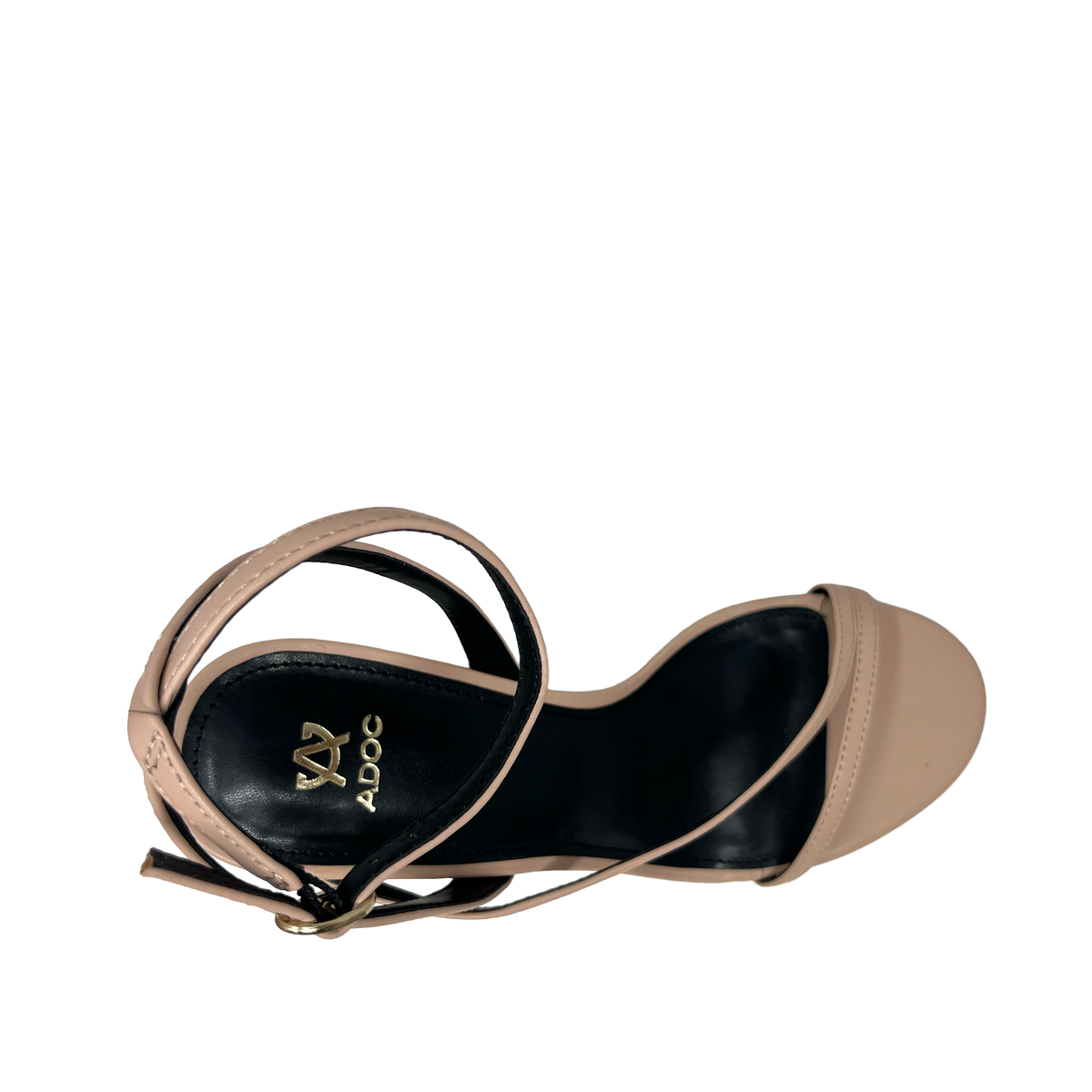 Sandalias de tacón Violet para mujer color nude