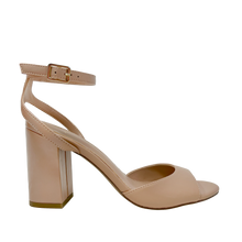 Sandalias de tacón Glowen para mujer color blush