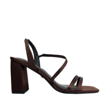 Sandalias de tacón Talisa para mujer color chocolate