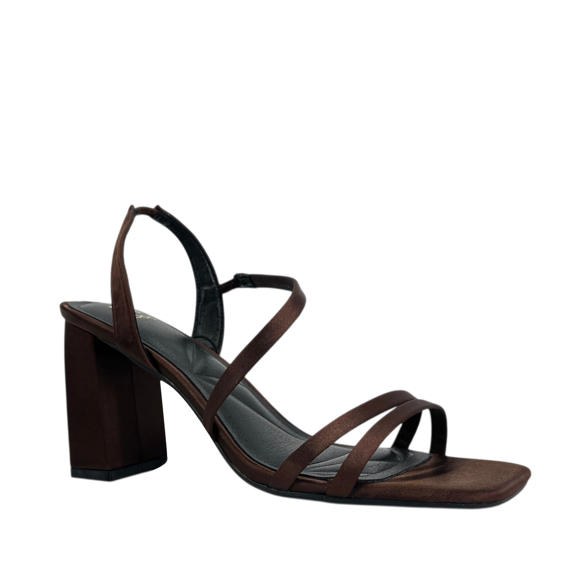 Sandalias de tacón Talisa para mujer color chocolate