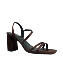 Sandalias de tacón Talisa para mujer color chocolate