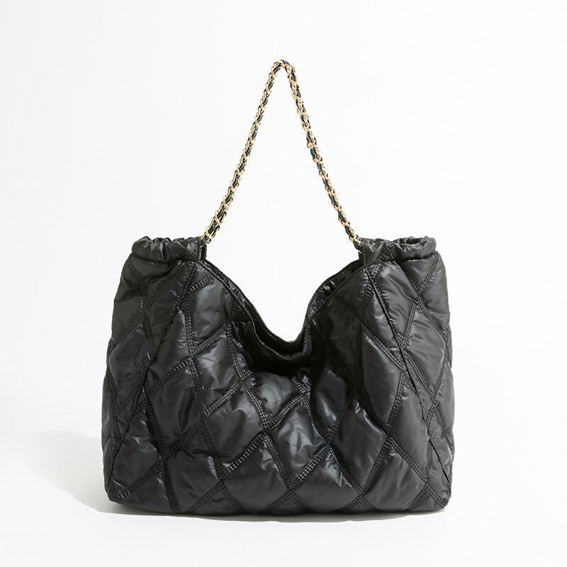 Cartera puffy bag negra