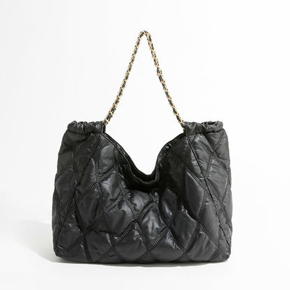 Cartera puffy bag negra