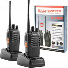 Radio comunicadores walkie talkie Baofeng BF-888S 5W | 16 Canales | Incluye Bases de Carga y Manos Libres