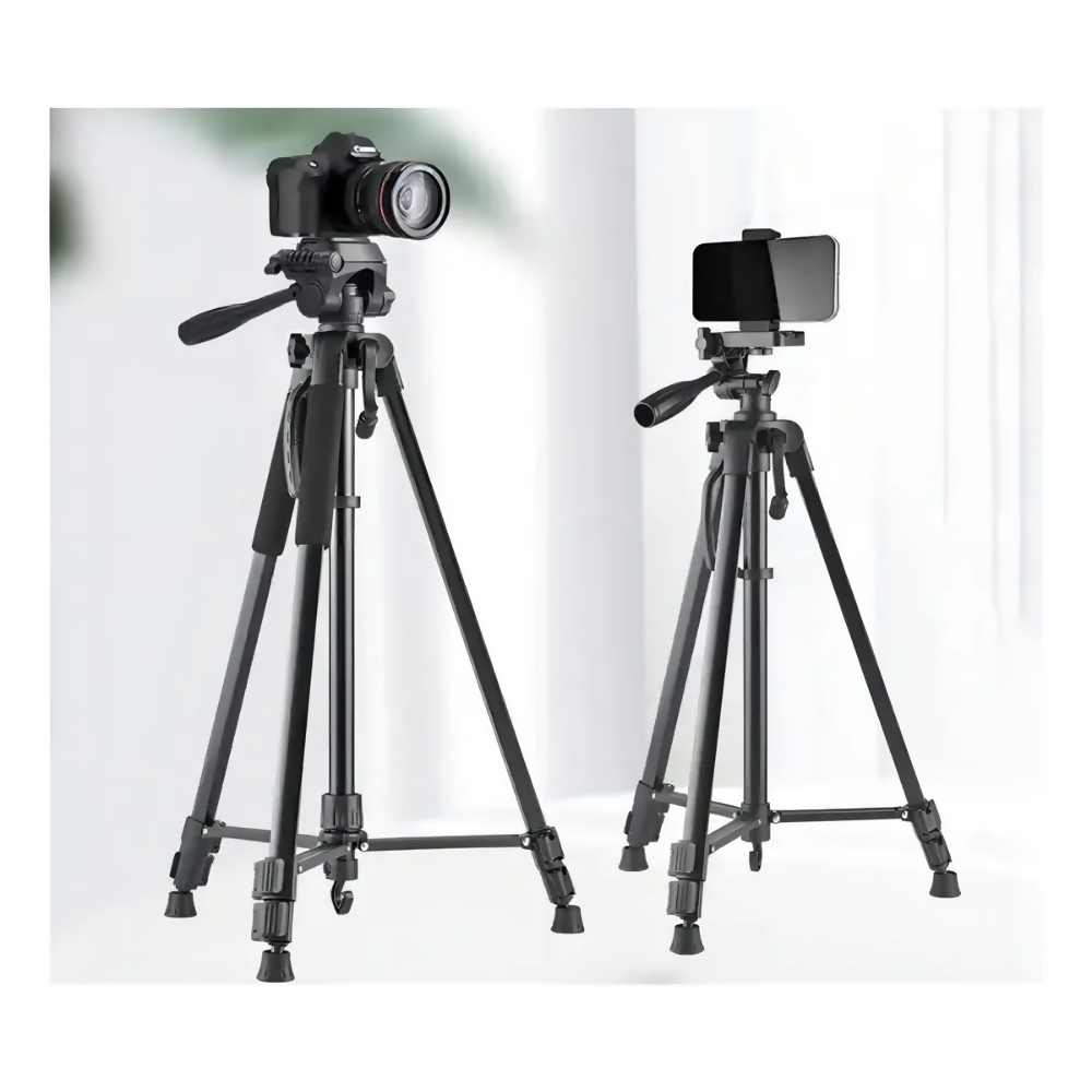 Trípode Profesional de 166 cm para celular y cámaras DSLR