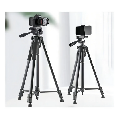 Trípode Profesional de 166 cm para celular y cámaras DSLR