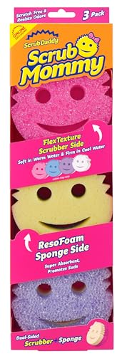 Scrub Daddy Scrub Mommy - Esponja para Platos y Limpieza sin Rayar