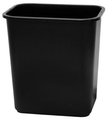 BASURERO PLASTICO 28QT-26.59LITROS NEGRO