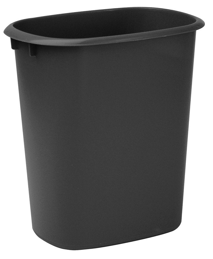 BASURERO PLASTICO 10QT - 9.5LITROS NEGRO