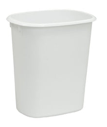 BASURERO PLASTICO 16QT-15.1LITROS BLANCO