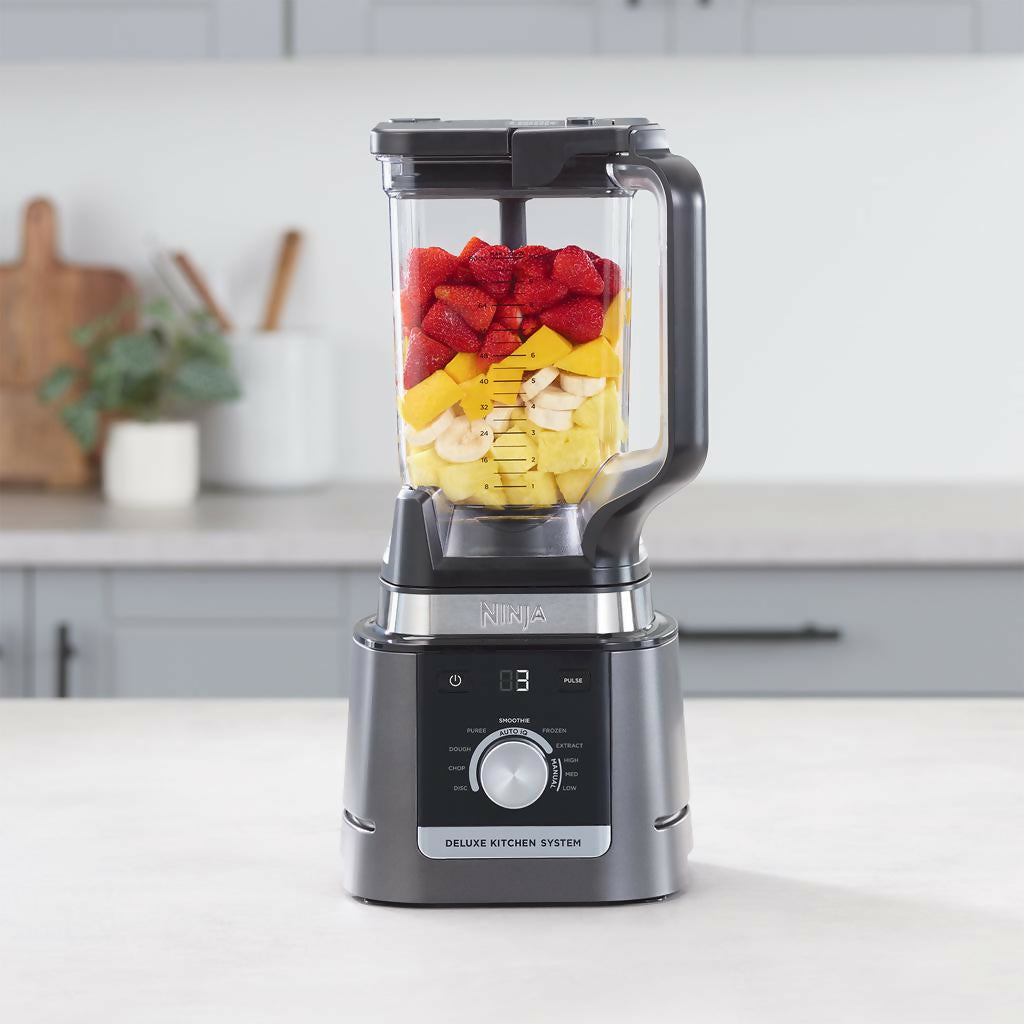 Ninja Deluxe Kitchen System Licuadora Inteligente Multifuncional con Procesador Auto-IQ 1 200 W