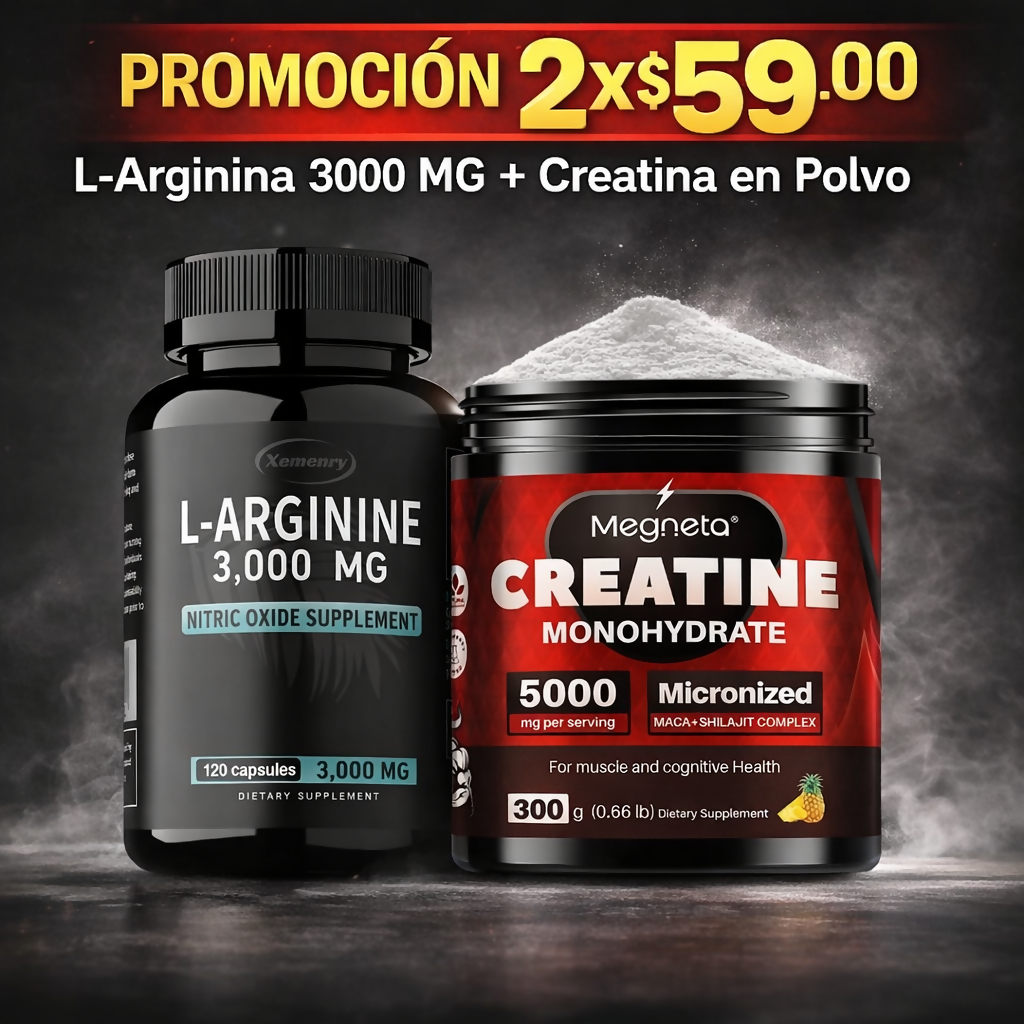 L-Arginine + Creatine en polvo