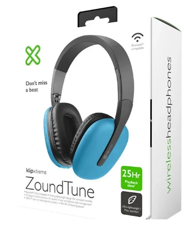 AUDÍFONOS BLUETOOTH KLIP XTREME KWH-010BL ON-EAR, 25 HORAS