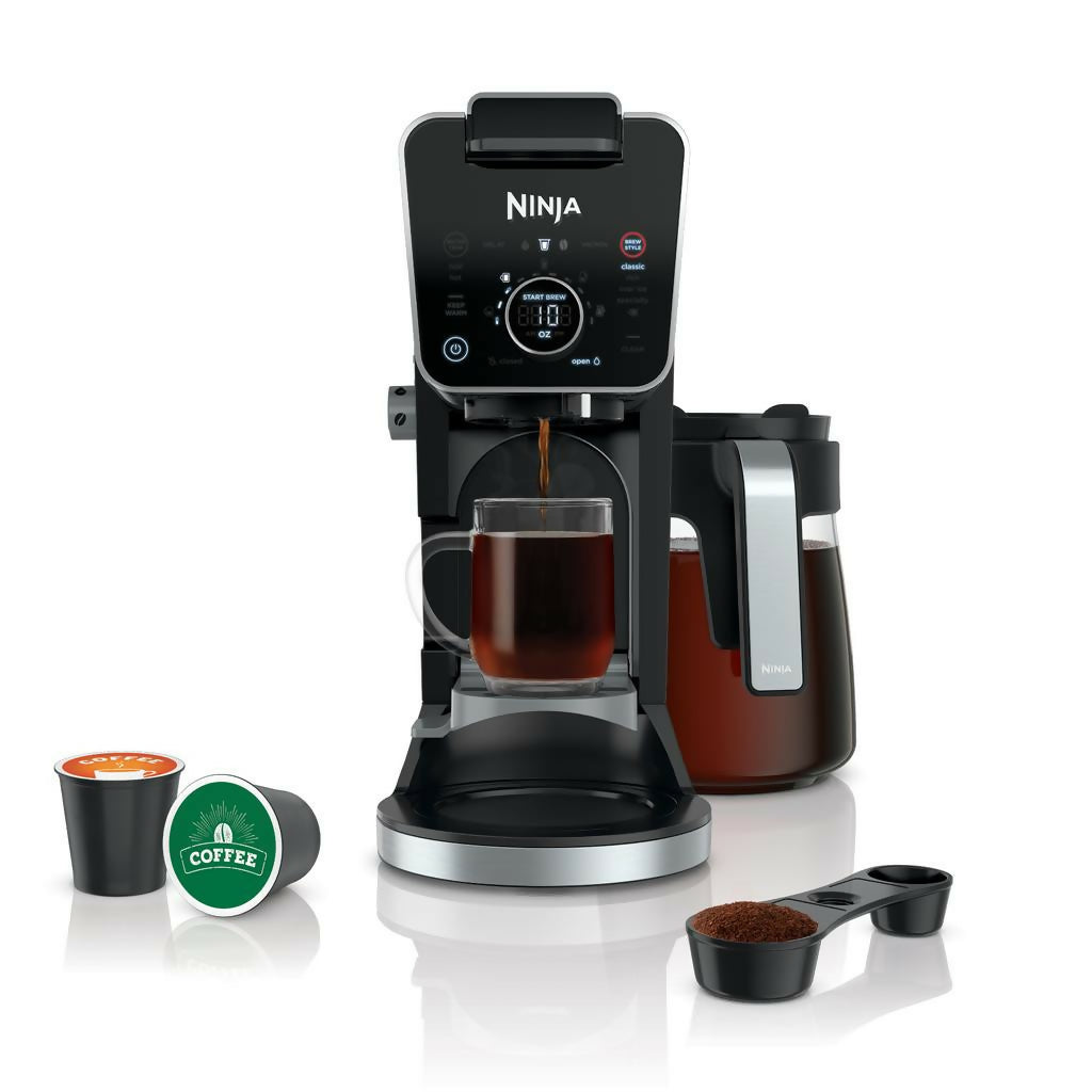 Cafetera Ninja 2.83 L con opción single coffee pod