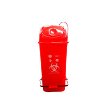 BASURERO VAIVEN PEDAL 30 LITROS ROJO