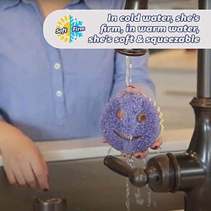 Scrub Daddy Scrub Mommy - Esponja para Platos y Limpieza sin Rayar