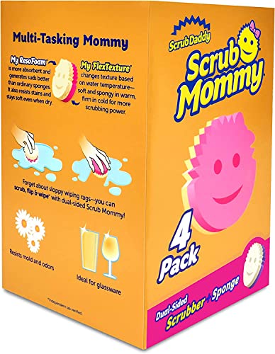 Scrub Daddy Scrub Mommy - Esponja para Platos y Limpieza sin Rayar