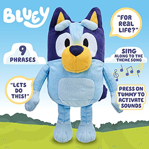 Bluey - Peluche Parlante de 13" - Interactivo