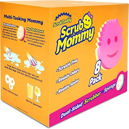 Scrub Daddy Scrub Mommy - Esponja para Platos y Limpieza sin Rayar