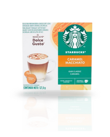 CARAMEL MACCHIATO, 100% ARABICA COFFEE, DOLCE GUSTO, 6 SERVINGS, 127.8 G