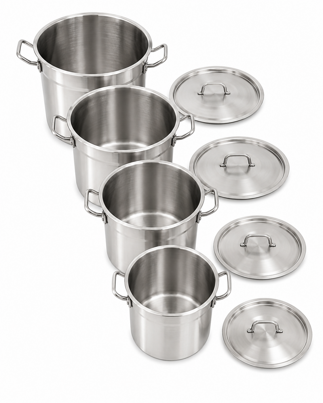 Set de 4 Ollas de aluminio