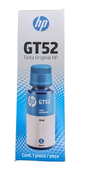 Tinta HP GT52 Cyan