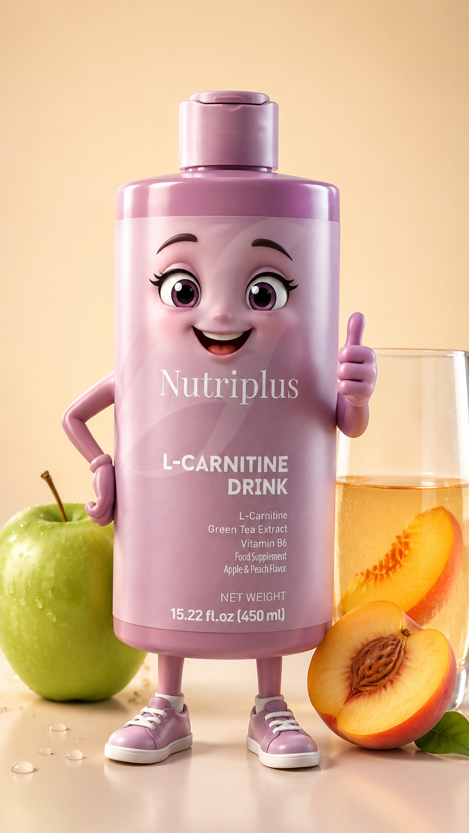 ALOE GLOW, L-CARNITINA, VINAGRE DE MANZANA