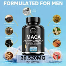 MACA + ASHWAGANDHA + SHILAJIT & SEA MOSS